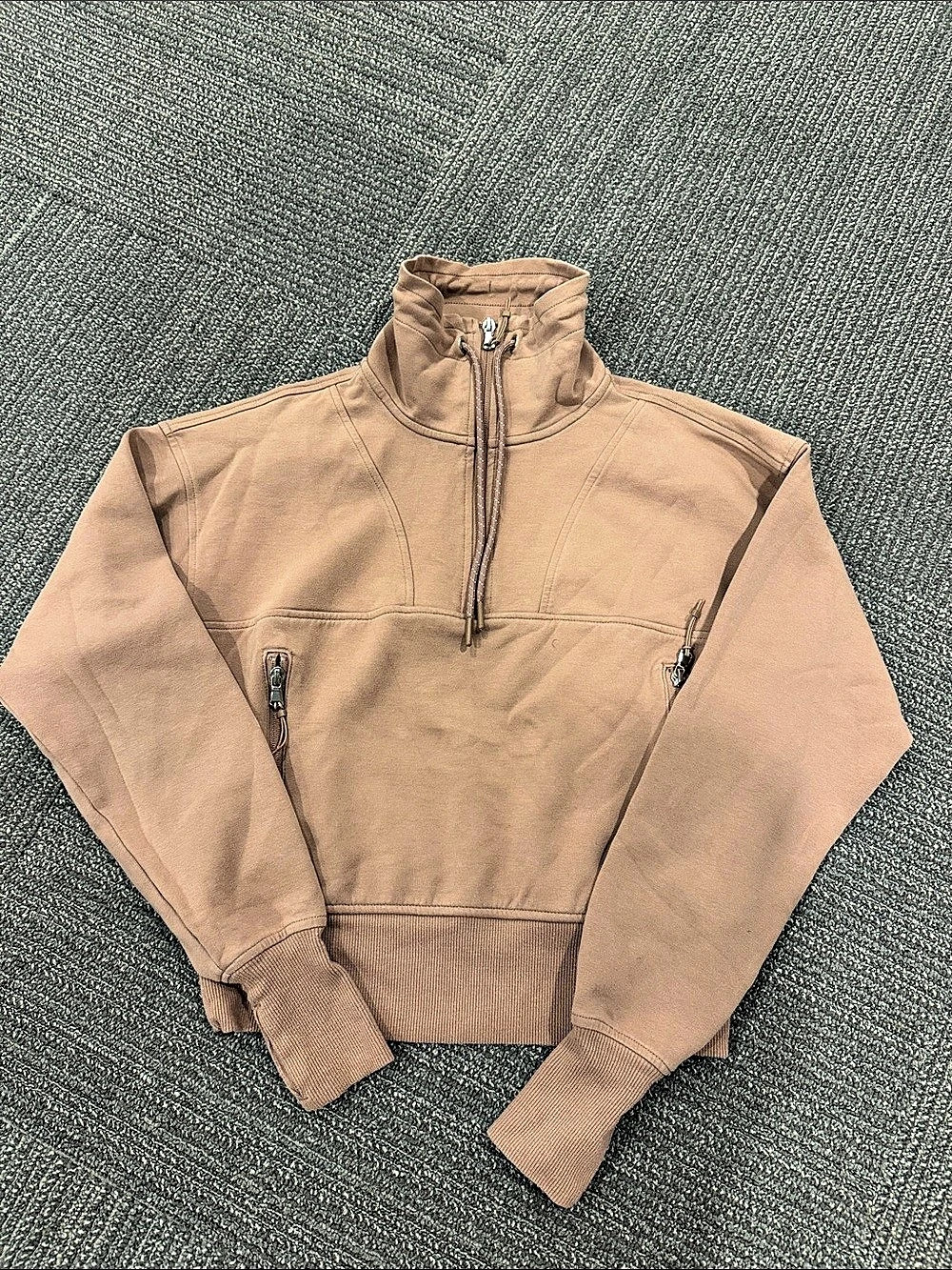 Old Navy Active Dynamic Fleece quarter-zip pullover Brown Quarter-Zip Pullover